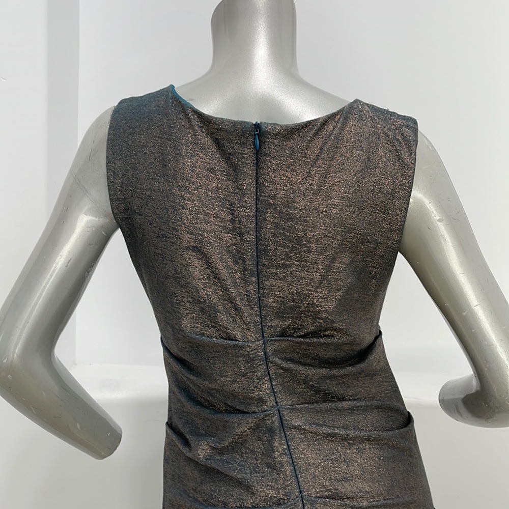 Artelier Nicole Miller  Sleeveless Sheath Dress Blue Size M Serial #006082 - Picture 7 of 16